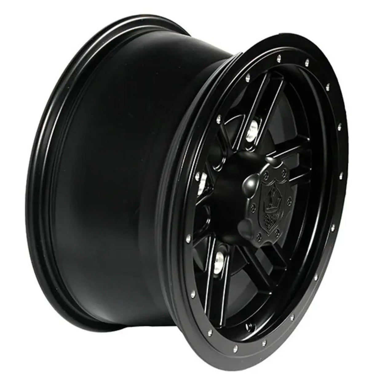 Pro Armor Polaris RZR Turbo S 14x7 (156) Force Beadlock Wheels - Matte Black