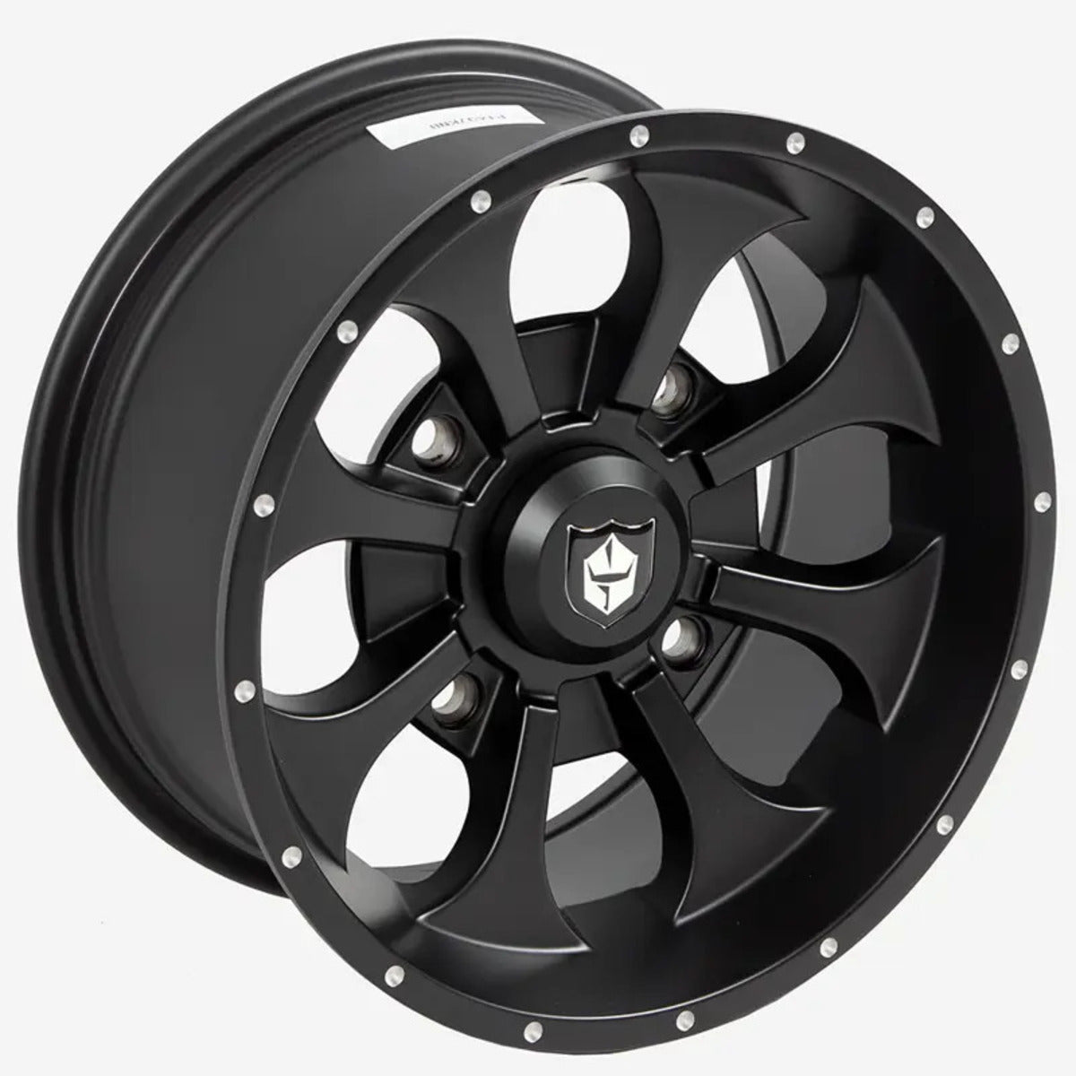 Pro Armor Polaris RZR Turbo S 14x7 (156) Knight Wheels - Black