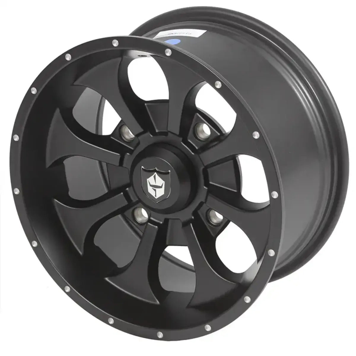 Pro Armor Polaris RZR Turbo S 14x7 (156) Knight Wheels - Black