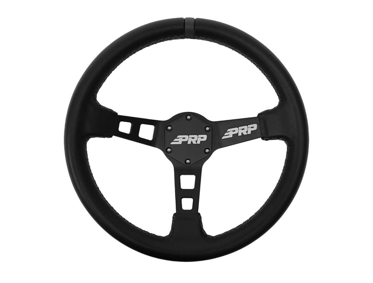PRP Deep Dish Leather Steering Wheel