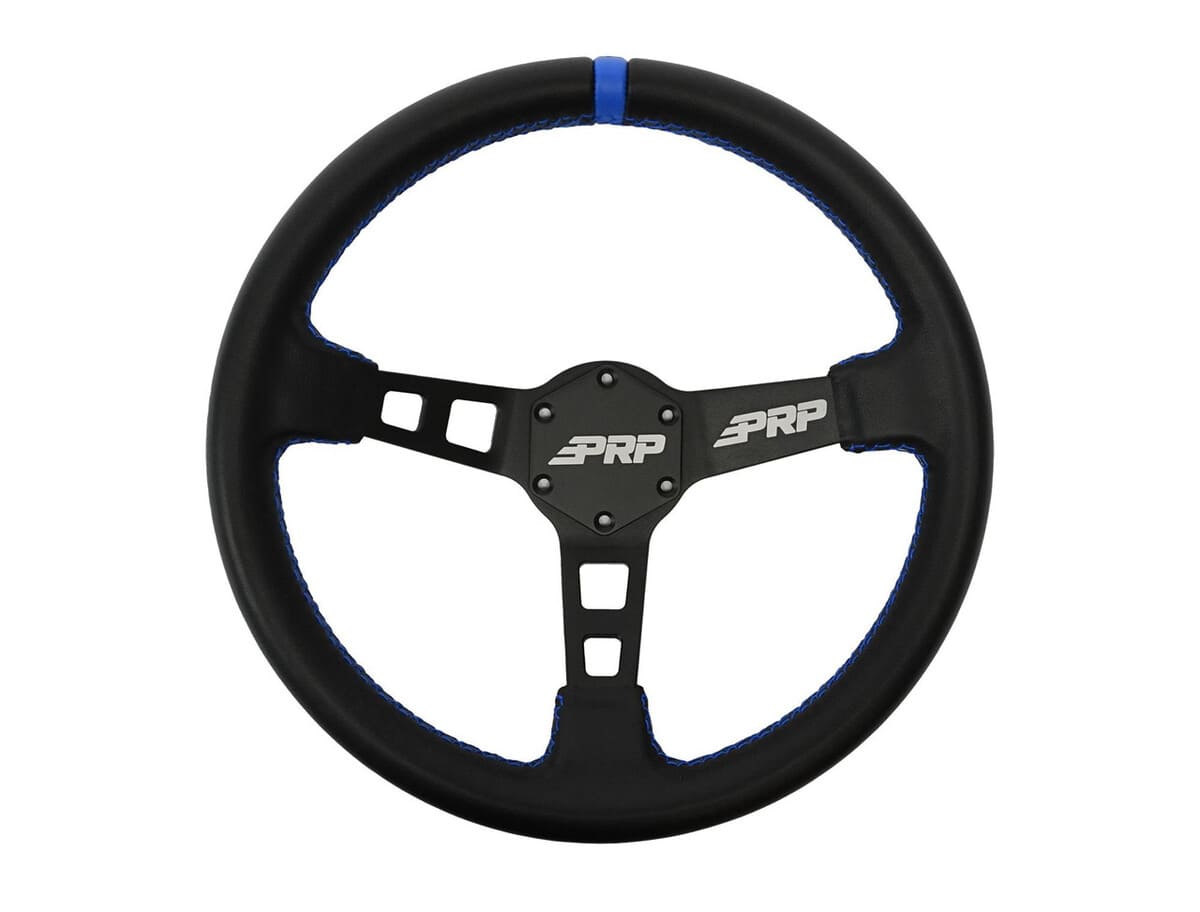 PRP Deep Dish Leather Steering Wheel
