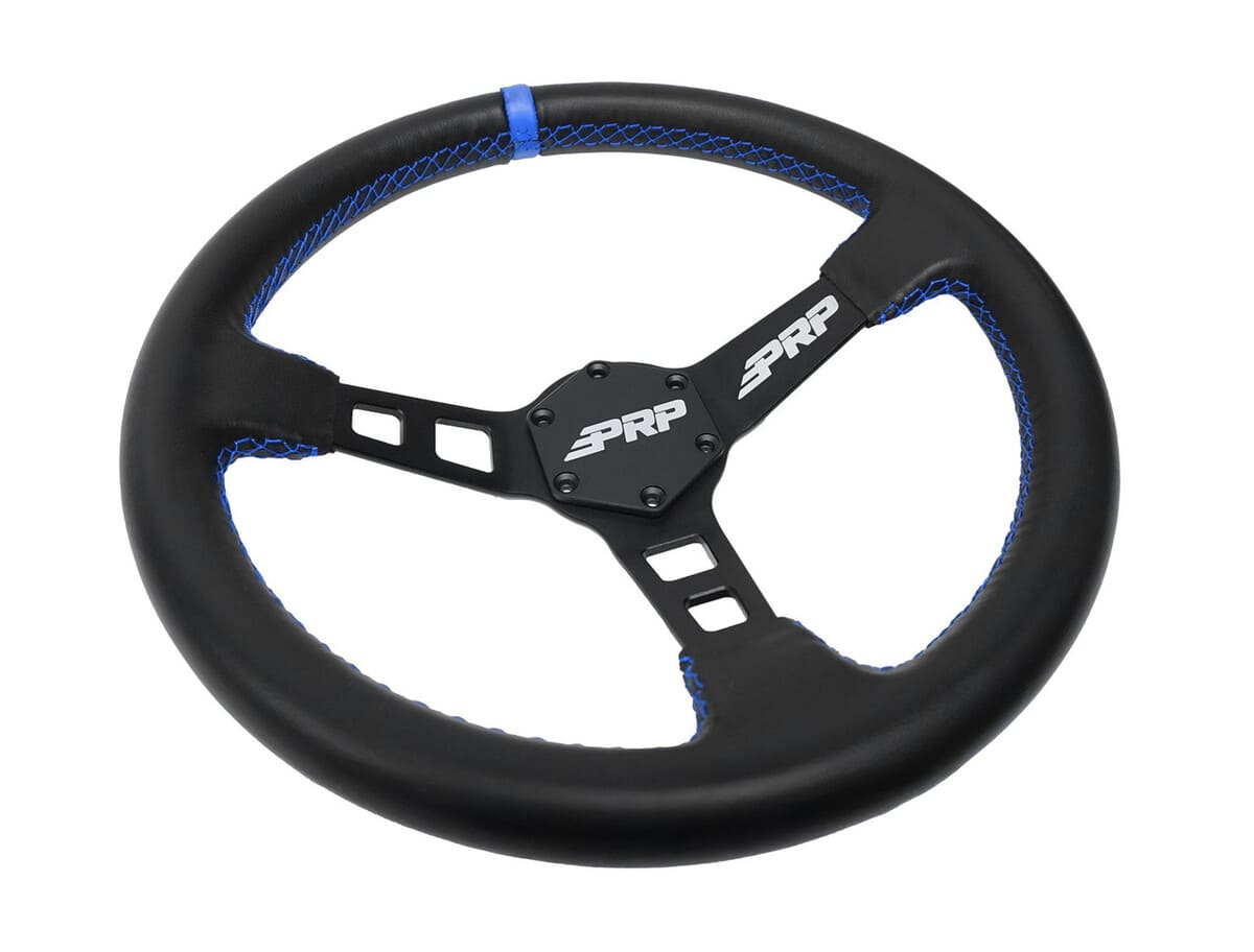 PRP Deep Dish Leather Steering Wheel