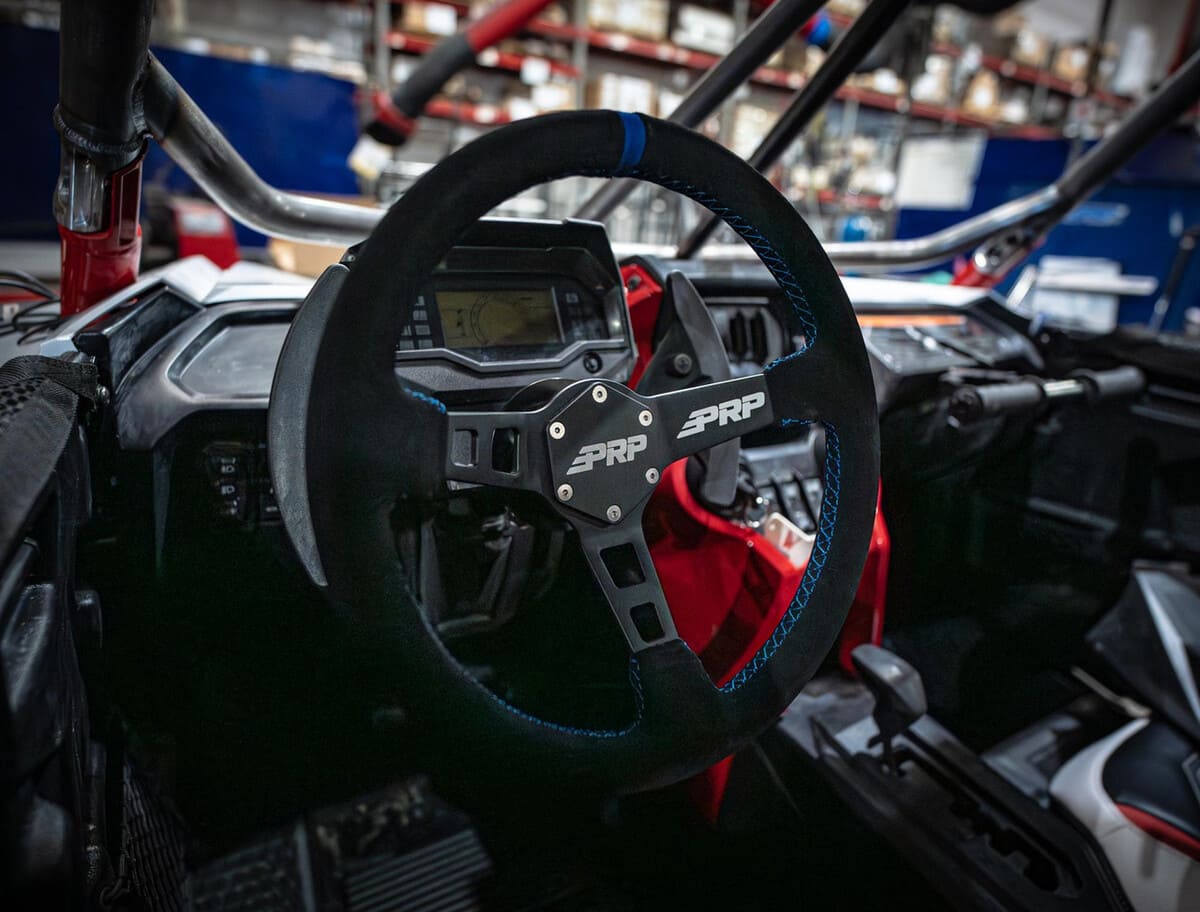 PRP Deep Dish Suede Steering Wheel