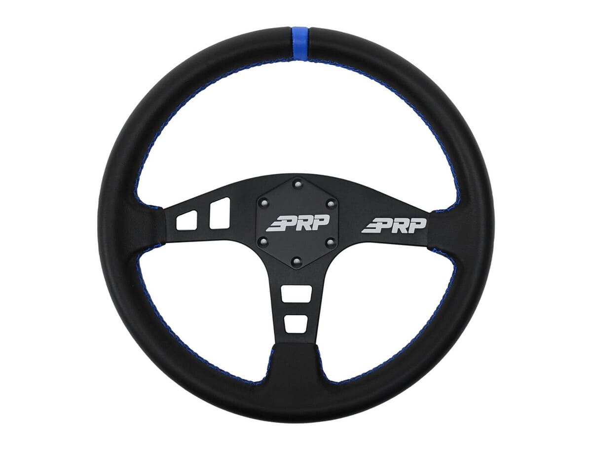 PRP Flat Leather Steering Wheel