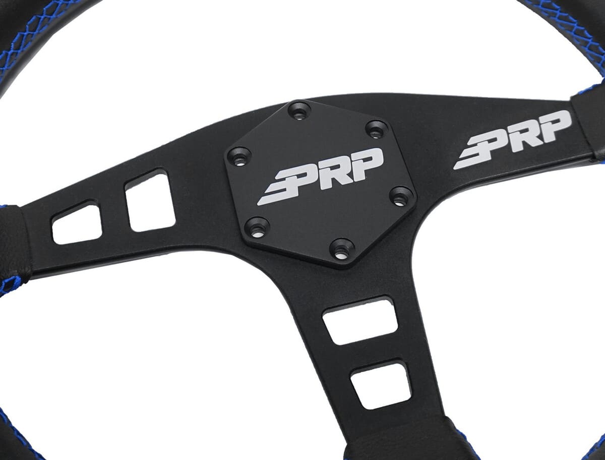 PRP Flat Leather Steering Wheel