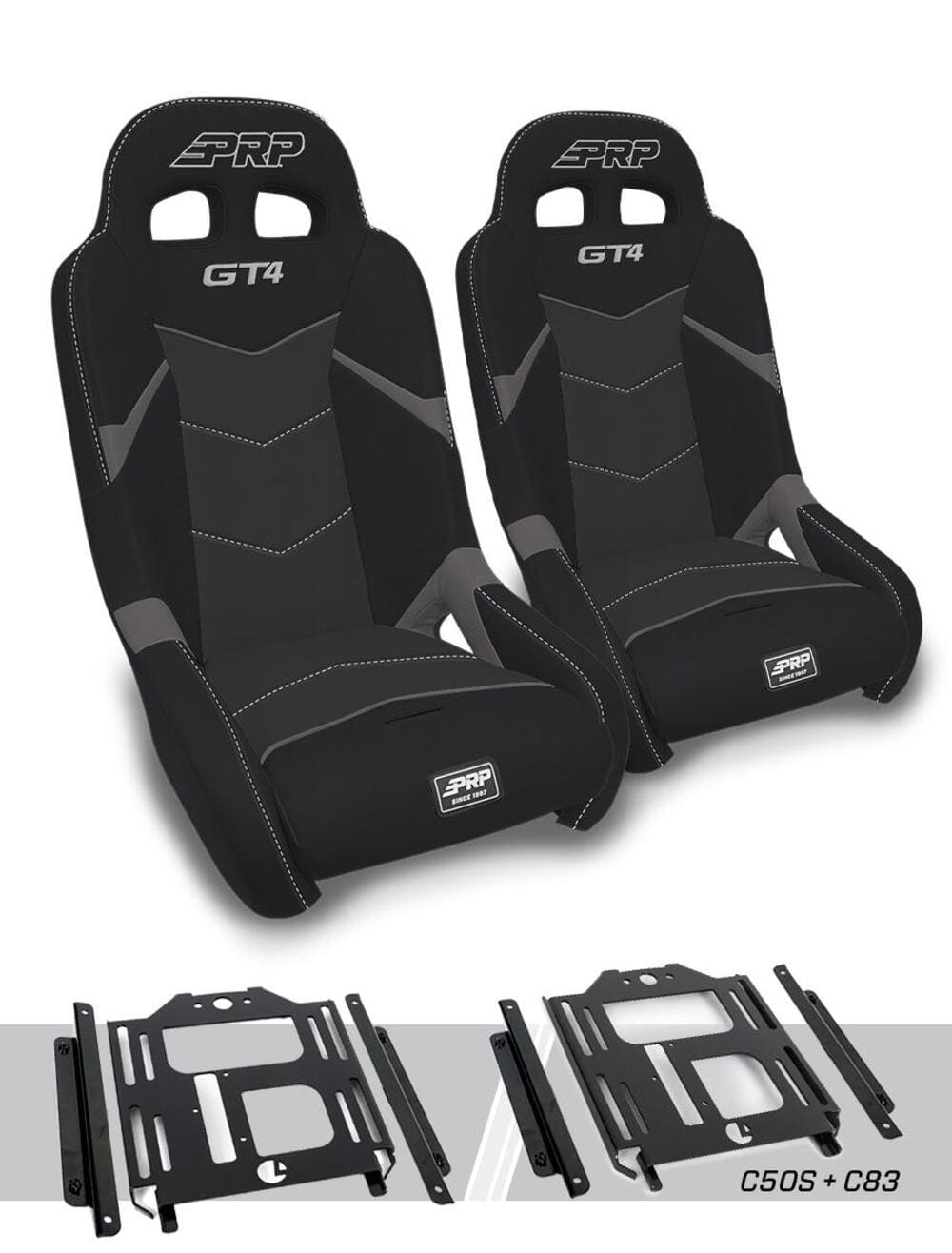 PRP Polaris RZR 570/800/900 GT4 Suspension Seats Kit - Pair