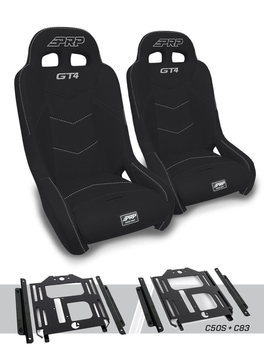 PRP Polaris RZR 570/800/900 GT4 Suspension Seats Kit - Pair