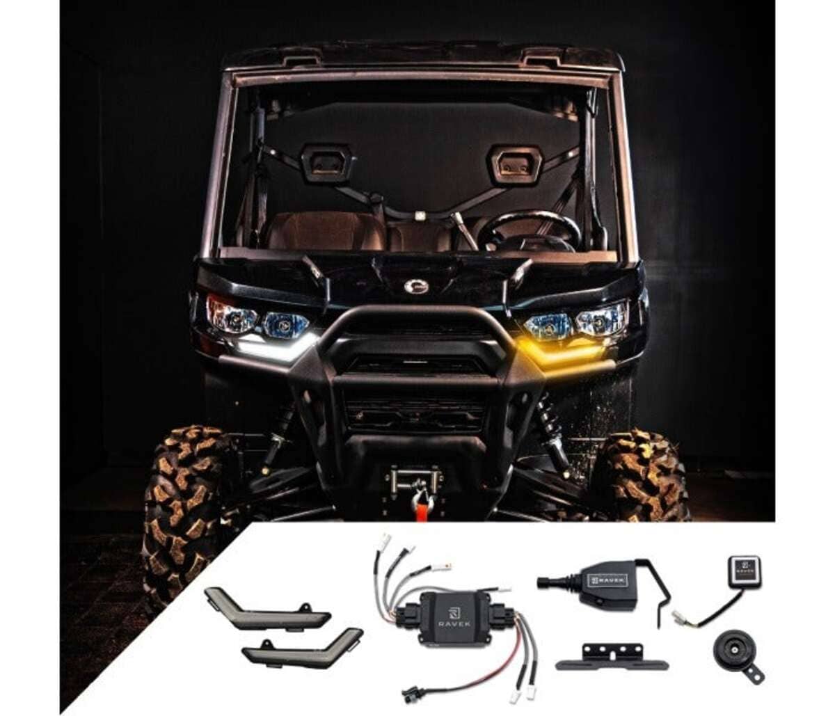 Raceline '20-'26 Can-Am Defender HD10 Speakeasy Turn Signal Kit/ Signature Lights