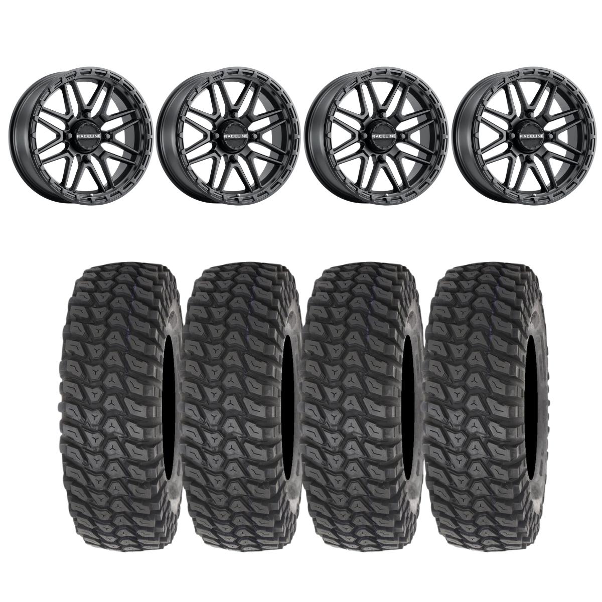 Raceline A11B Krank XL & System 3 XCR350 Radial Wheel & Tire Kit
