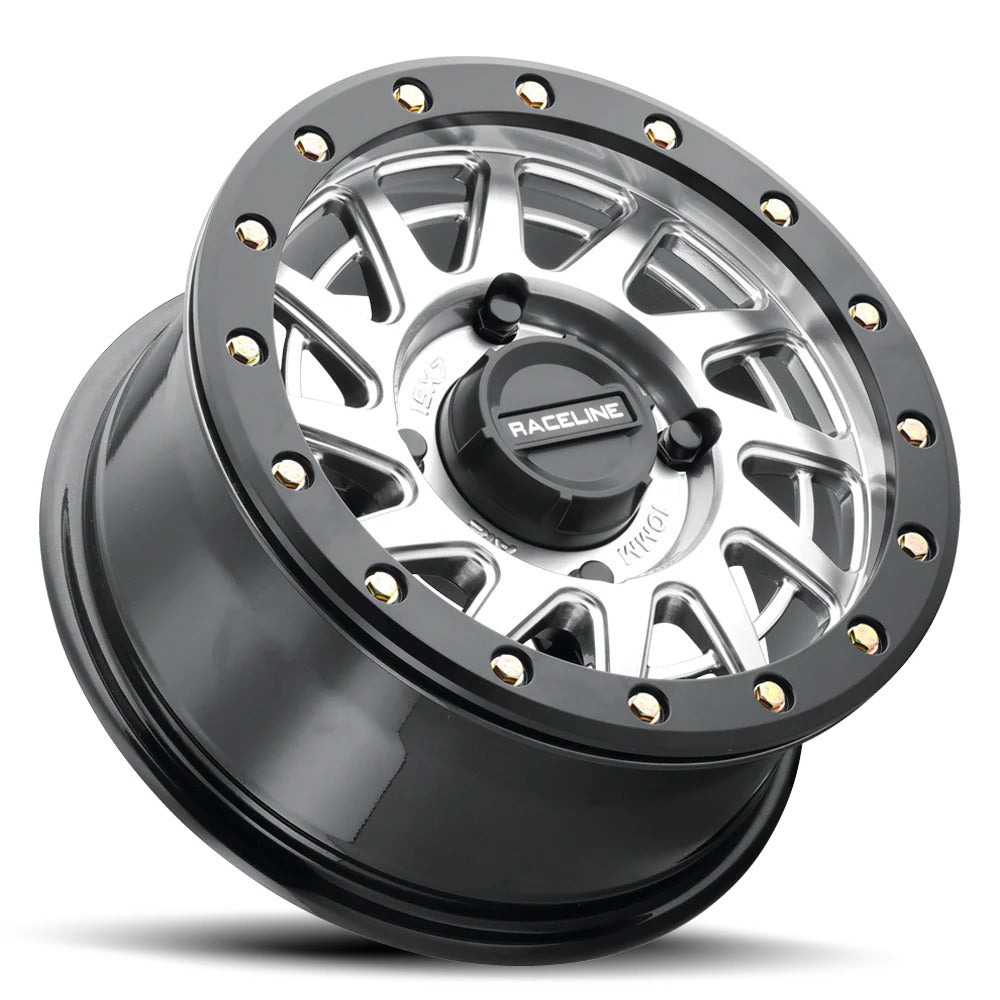 Raceline Hyper Silver A12 Squad Beadlock & Atturo Trail Blade Boss Wheel & Tire Kit