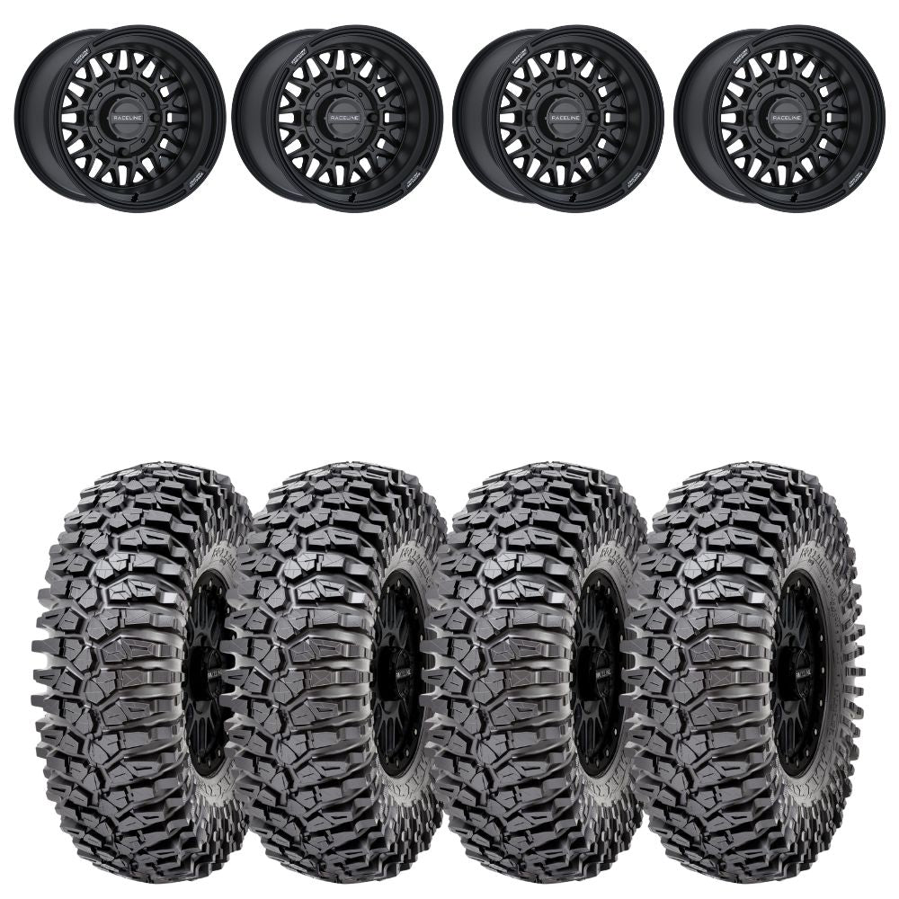 Raceline A13B Omega & Maxxis Roxxzilla Radial Wheel & Tire Kit