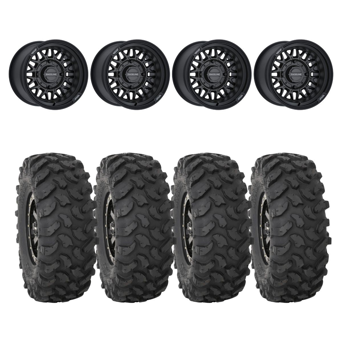 Raceline A13B Omega & System 3 XTR370 Offroad Wheel & Tire Kit