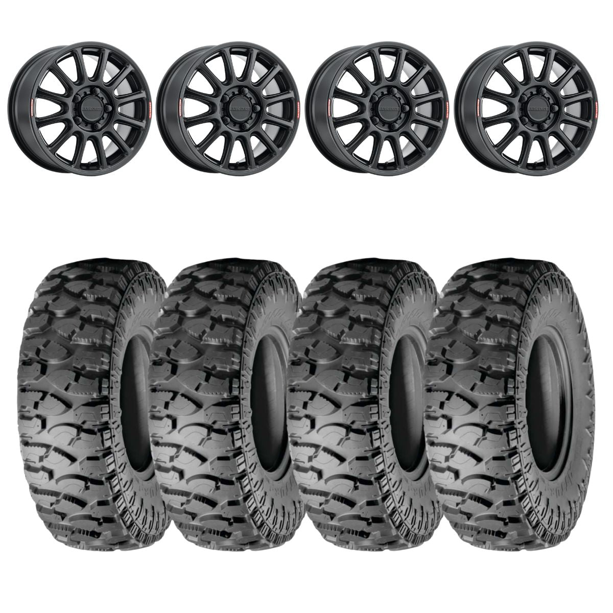Raceline A14VB Alpha 5-Lug Non-Beadlock & Atturo Trail Blade Boss Wheel & Tire Kit