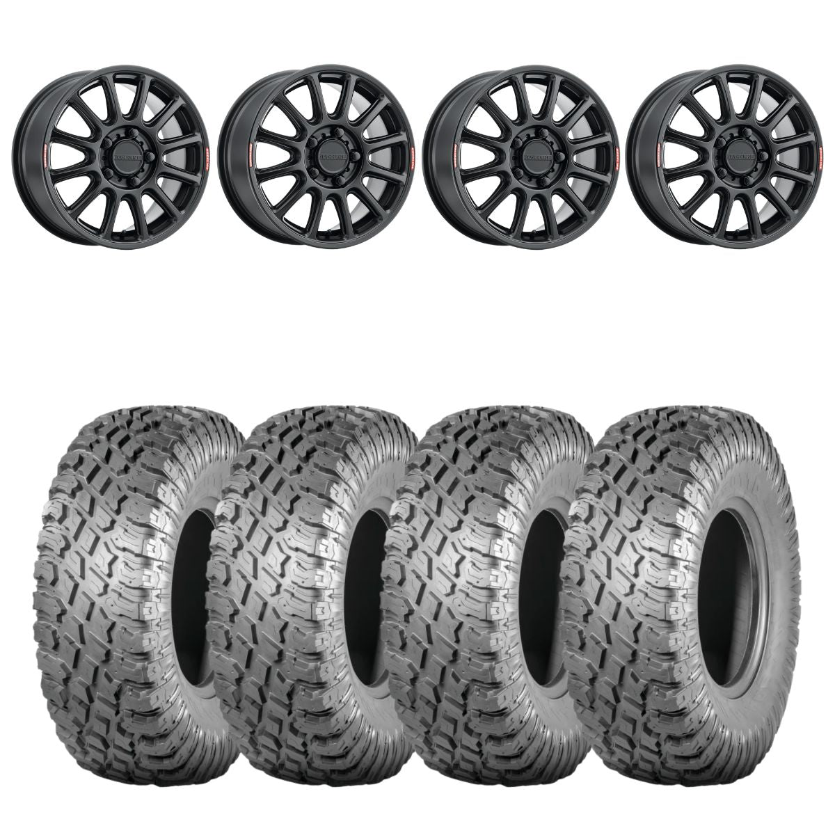 Raceline A14VB Alpha Non-Beadlock & & Atturo Trail Blade X/T Wheel & Tire Kit