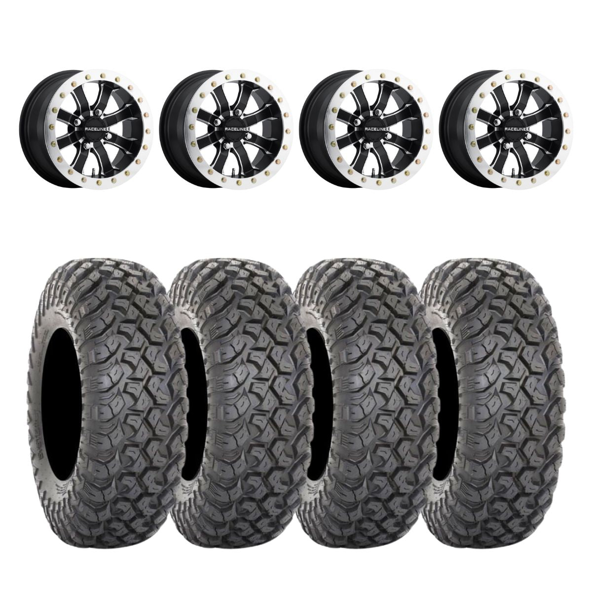 Raceline A71 Mamba Beadlock & System 3 RT320 Radial Wheel & Tire Kit