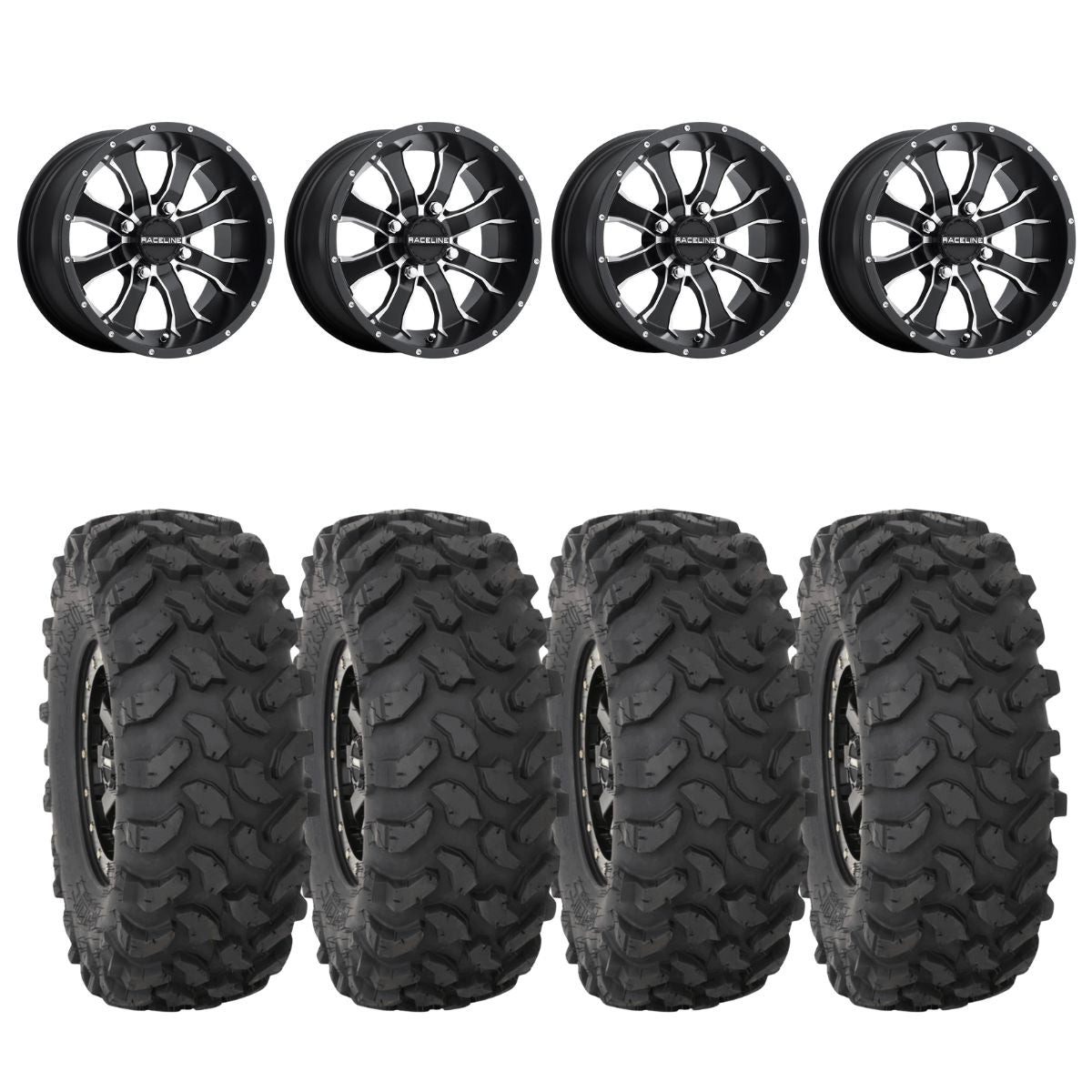 Raceline A77 Mamba & System 3 XTR370 Offroad Wheel & Tire Kit