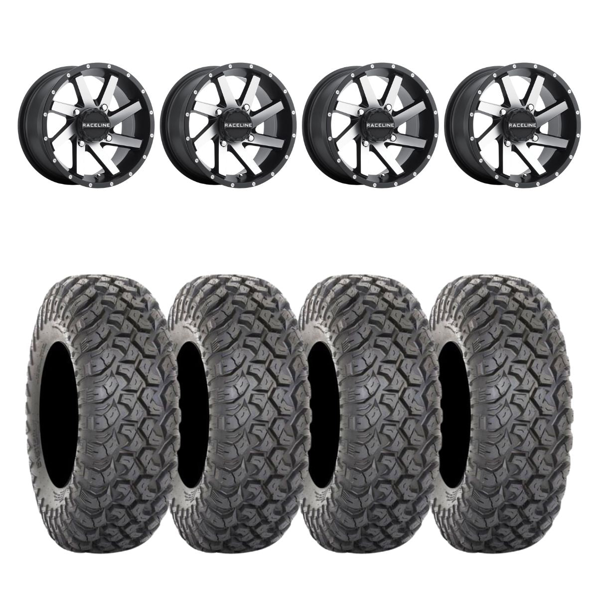 Raceline A82M Twist & System 3 RT320 Radial Wheel & Tire Kit