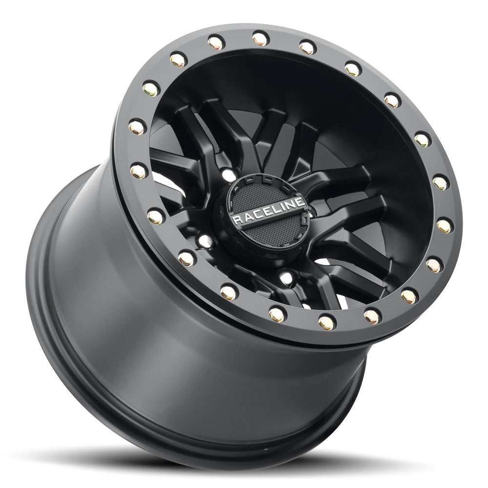 Raceline A91B Black Ryno Beadlock & System 3 RT320 Radial Wheel & Tire Kit