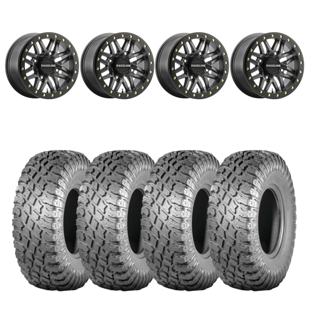 Raceline A91G Ryno Beadlock & Atturo Trail Blade X/T Wheel & Tire Kit