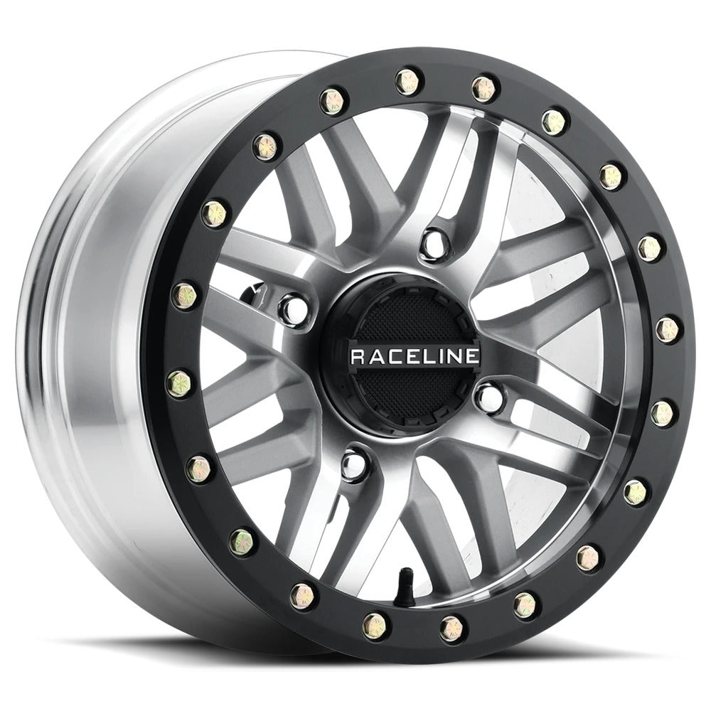 Raceline A91MA Machined Ryno Beadlock & Maxxis Carnivore Radial Wheel & Tire Kit