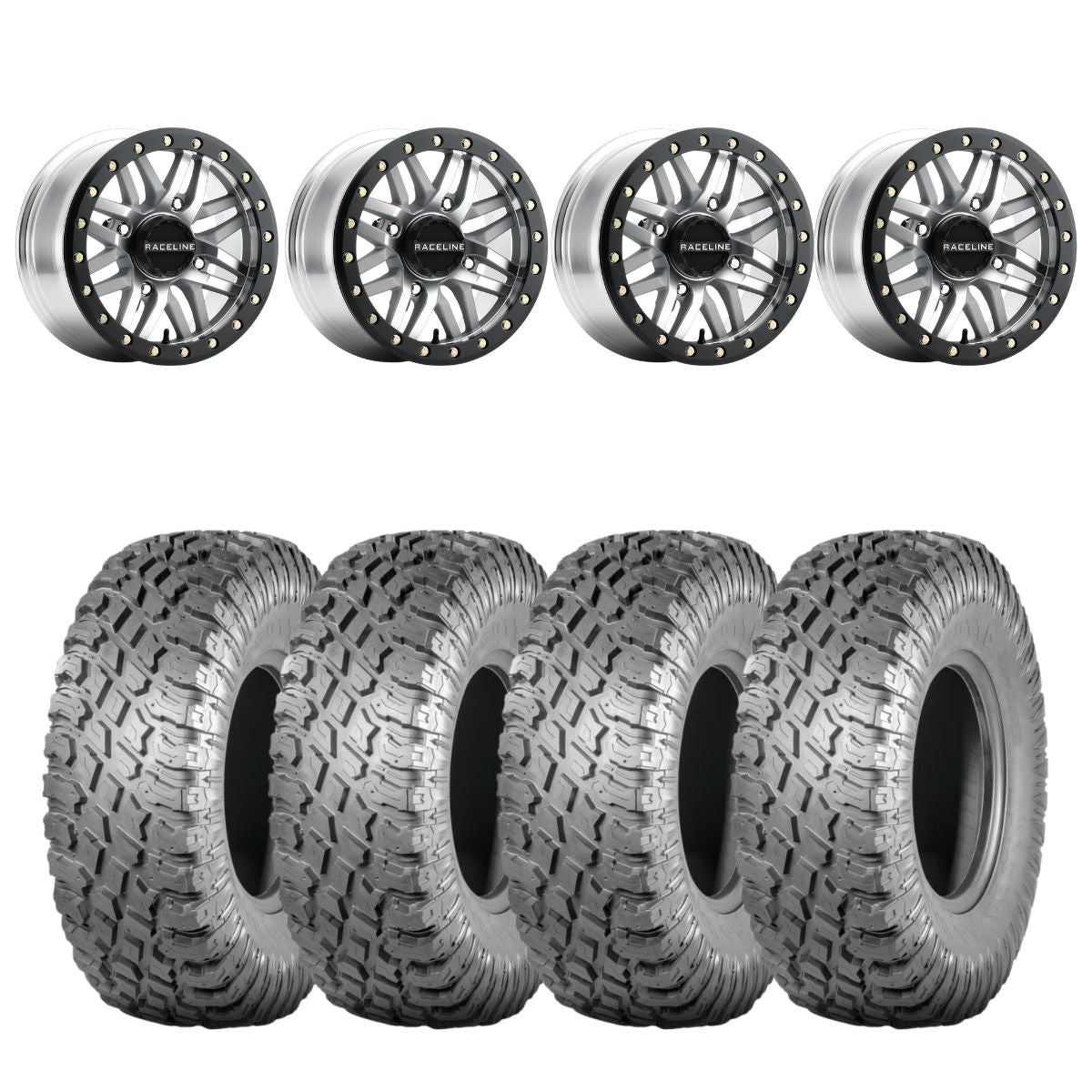 Raceline A91MA Ryno Beadlock & Atturo Trail Blade X/T Wheel & Tire Kit