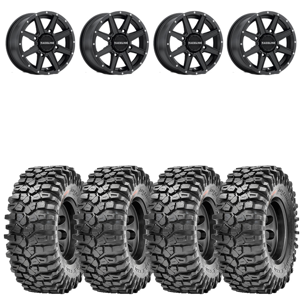 Raceline A92B Hostage & Maxxis Roxxzilla Radial UTV Wheel & Tire Kit