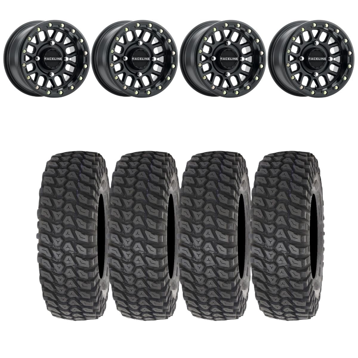 Raceline A93B Podium Beadlock & System 3 XCR350 Radial Wheel & Tire Kit