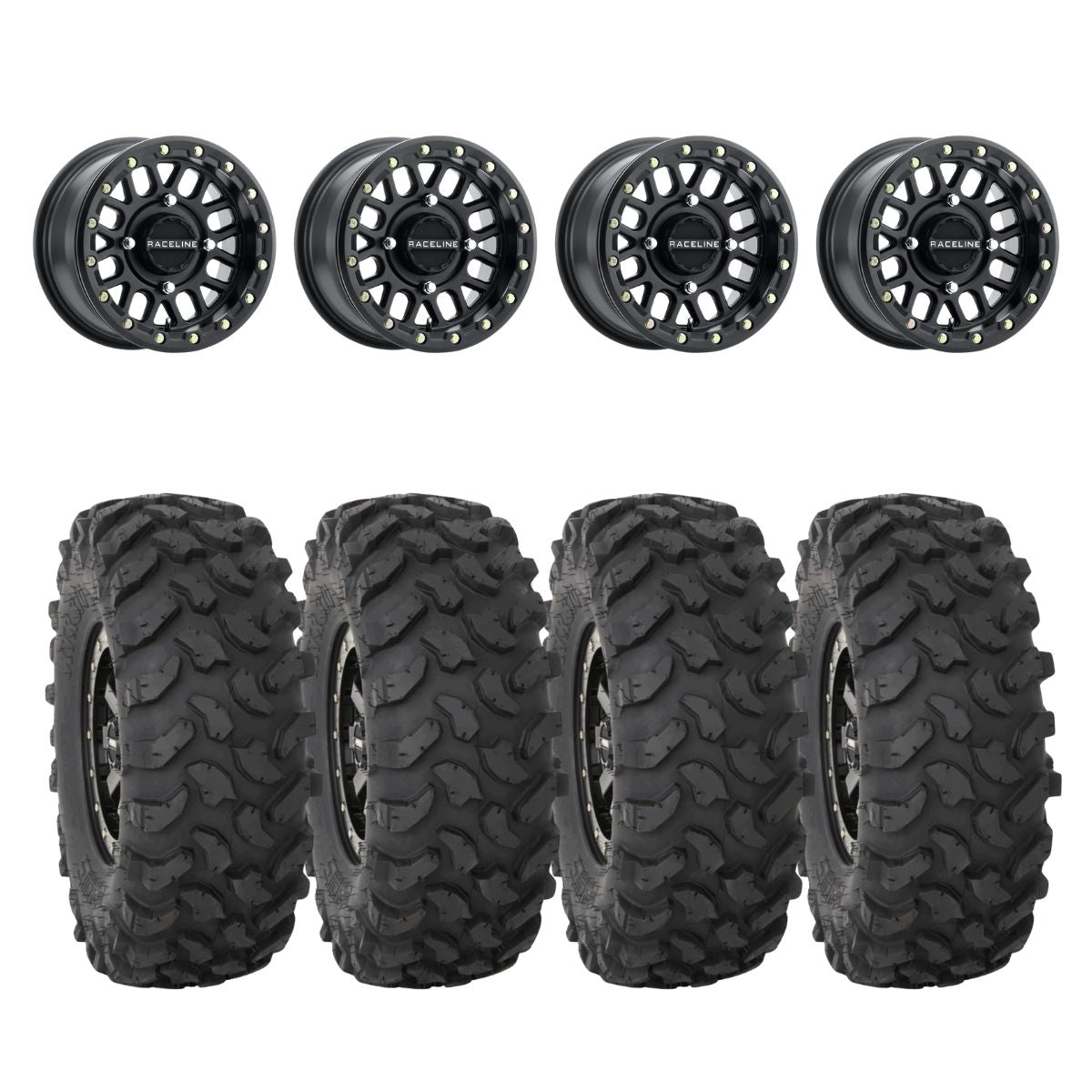 Raceline A93B Podium Beadlock & System 3 XTR370 Offroad Wheel & Tire Kit