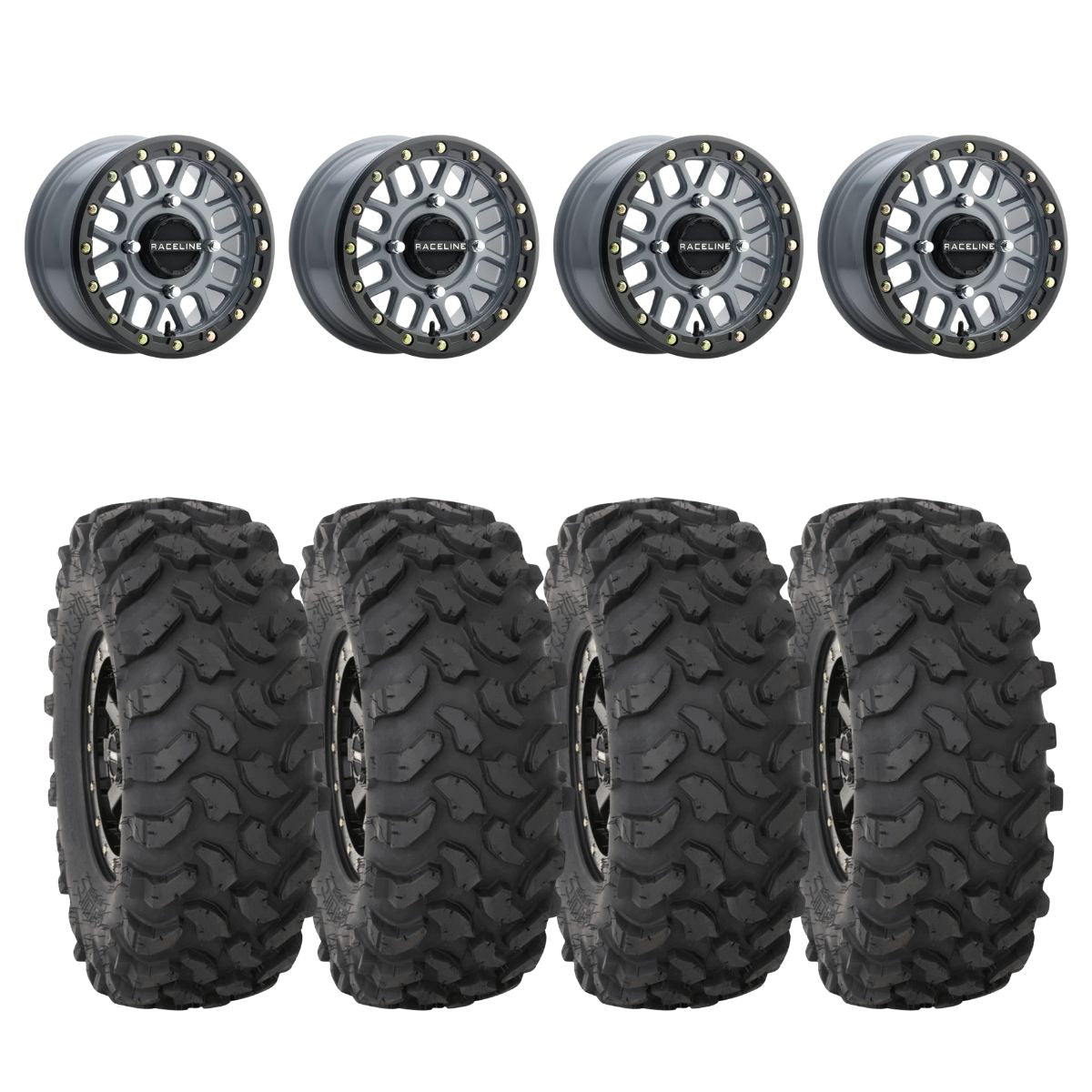 Raceline A93SG Podium Beadlock & System 3 XTR370 Offroad Wheel & Tire Kit