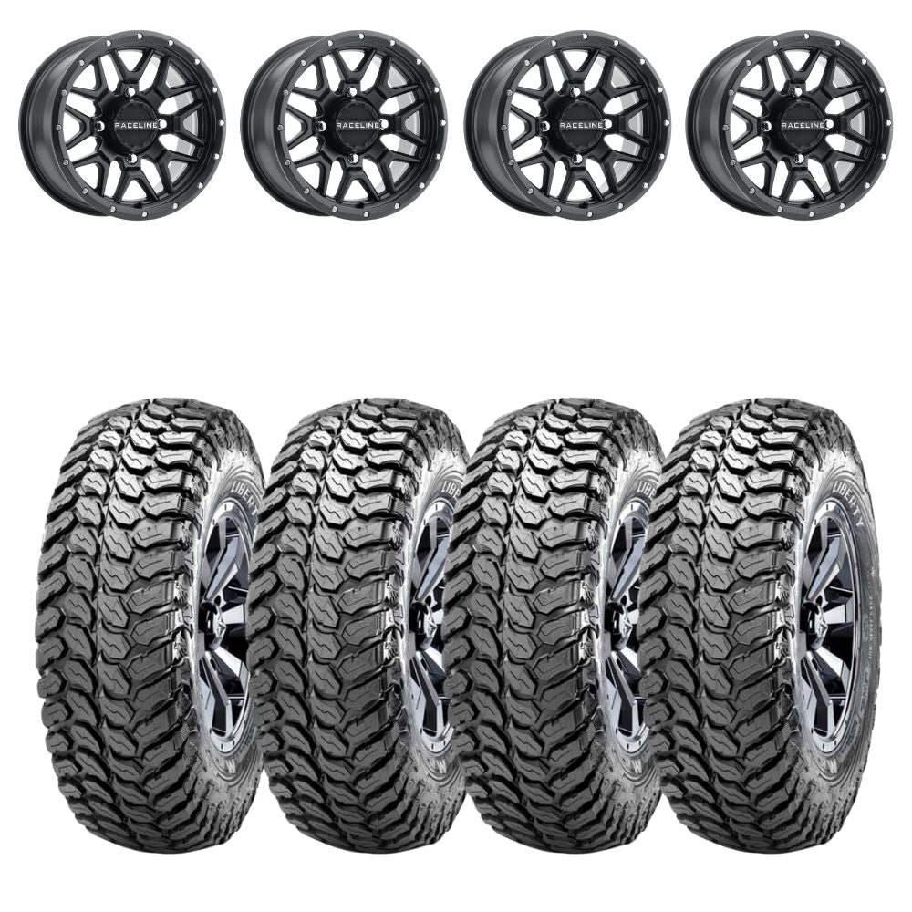 Raceline A94B Krank Simulated Beadlock & Maxxis Liberty Performance Off Road Wheel & Tire Kit