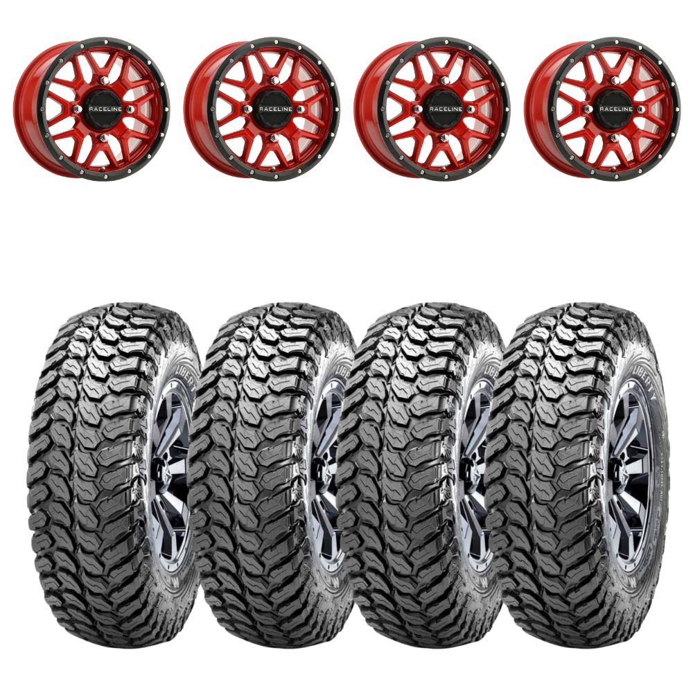 Raceline A94R Krank Simulated Beadlock & Maxxis Liberty Performance Off Road Wheel & Tire Kit