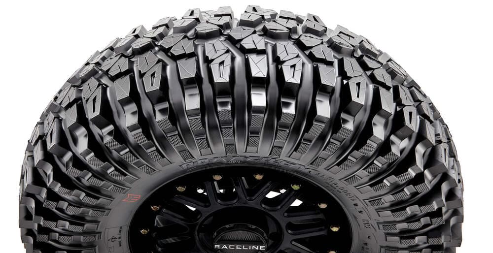 Raceline A94R Krank Simulated Beadlock & Maxxis Roxxzilla Radial Wheel & Tire Kit
