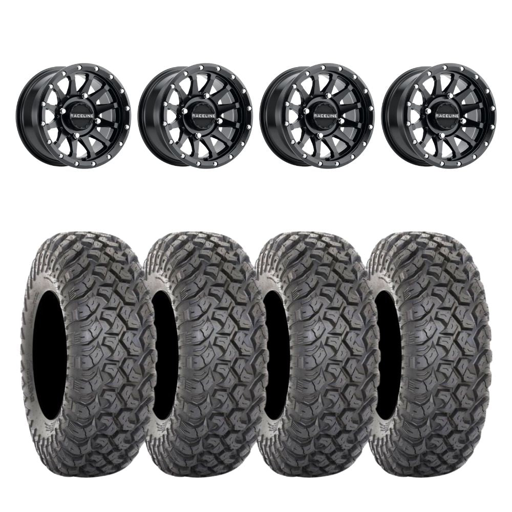 Raceline A95B Trophy Simulated Beadlock & System 3 RT320 Radial Wheel & Tire Kit