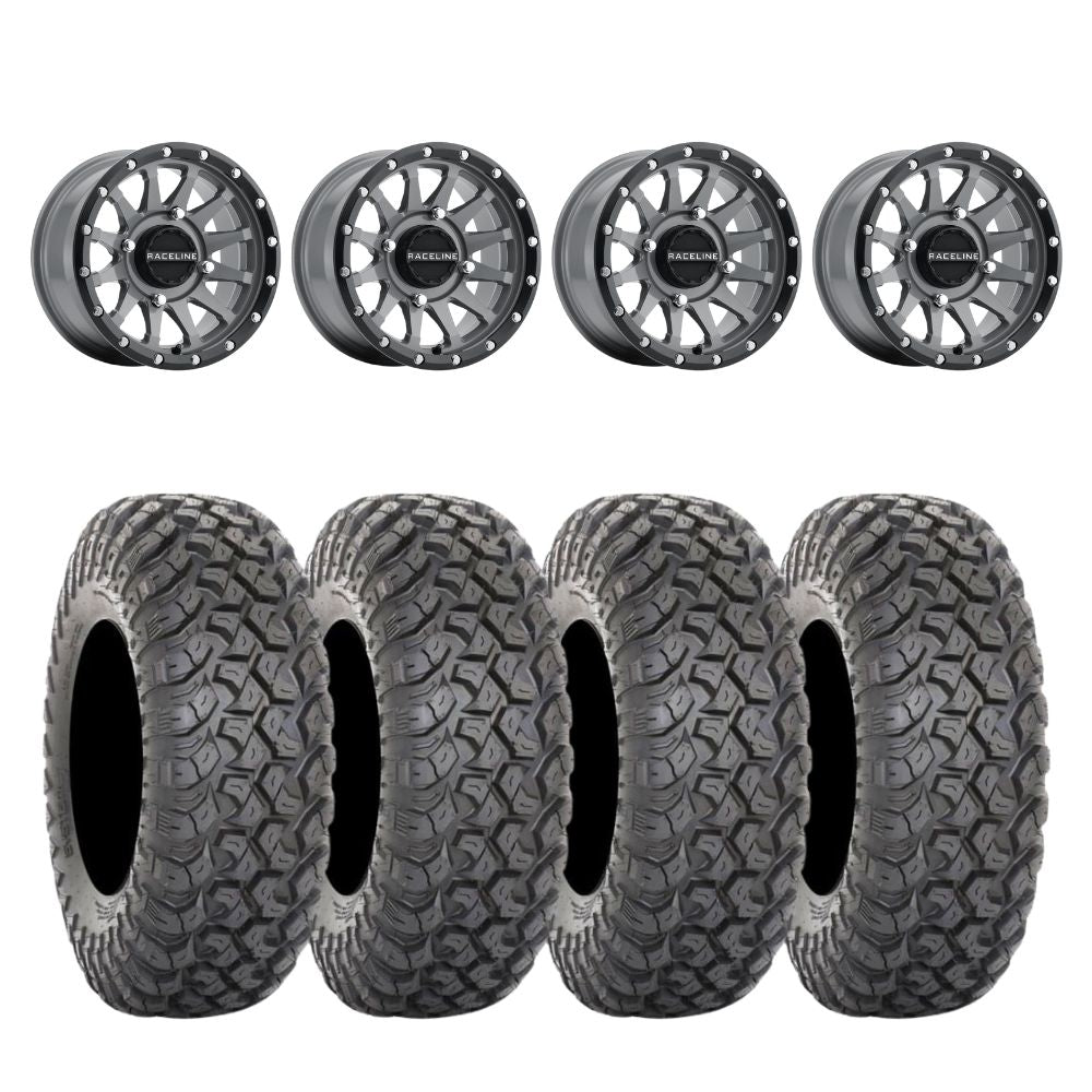 Raceline A95SG Trophy Simulated Beadlock & System 3 RT320 Radial Wheel & Tire Kit