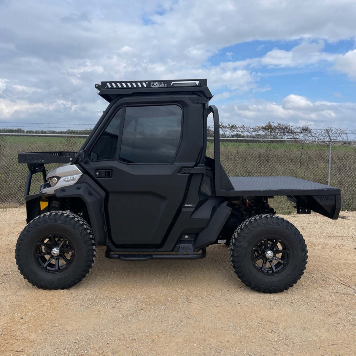 Ranch Armor Can-Am Defender Aluminum Flatbed