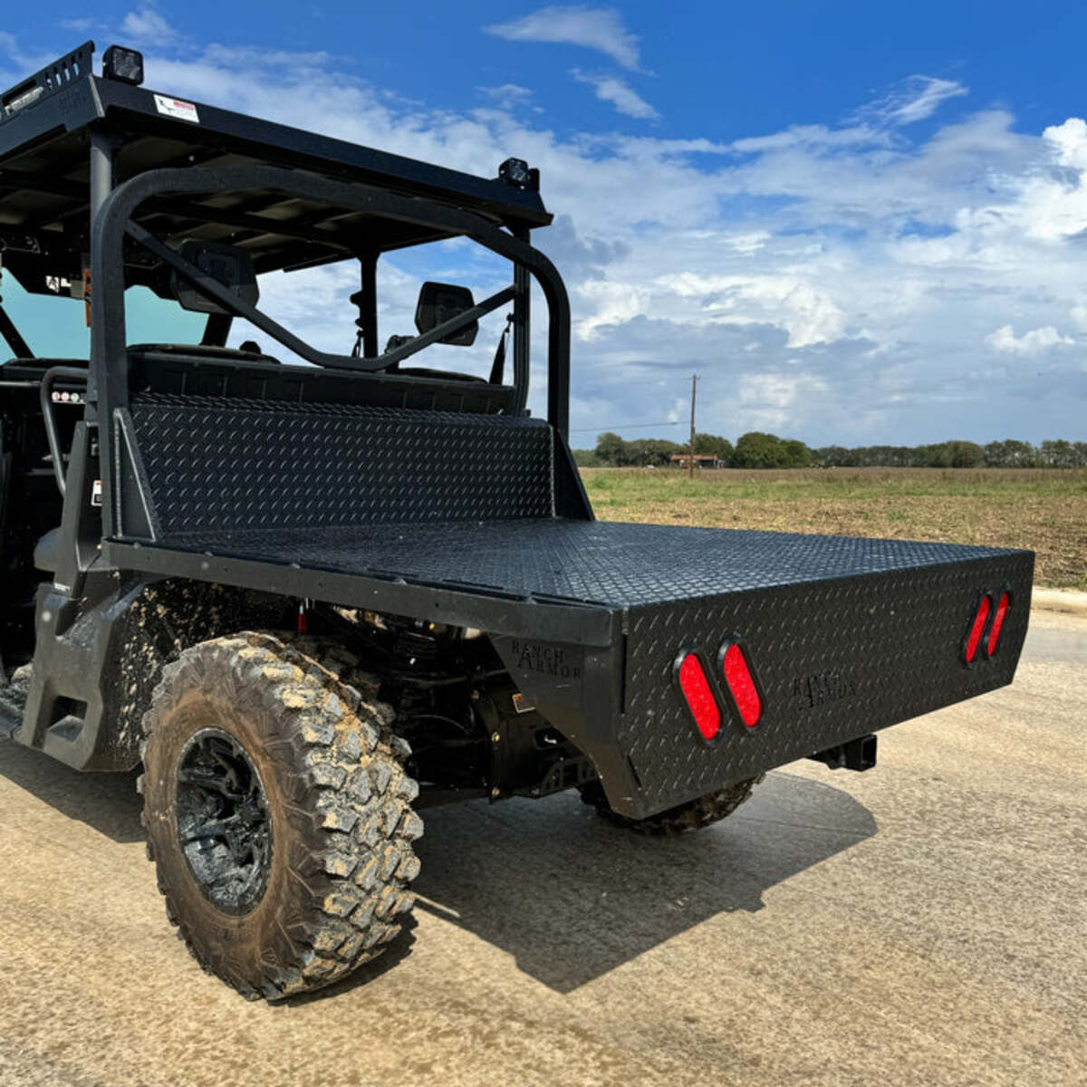 Ranch Armor Can-Am Defender Aluminum Flatbed