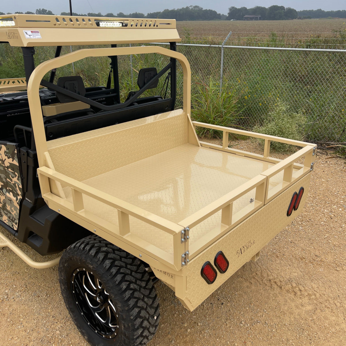 Ranch Armor Can-Am Defender Aluminum Flatbed