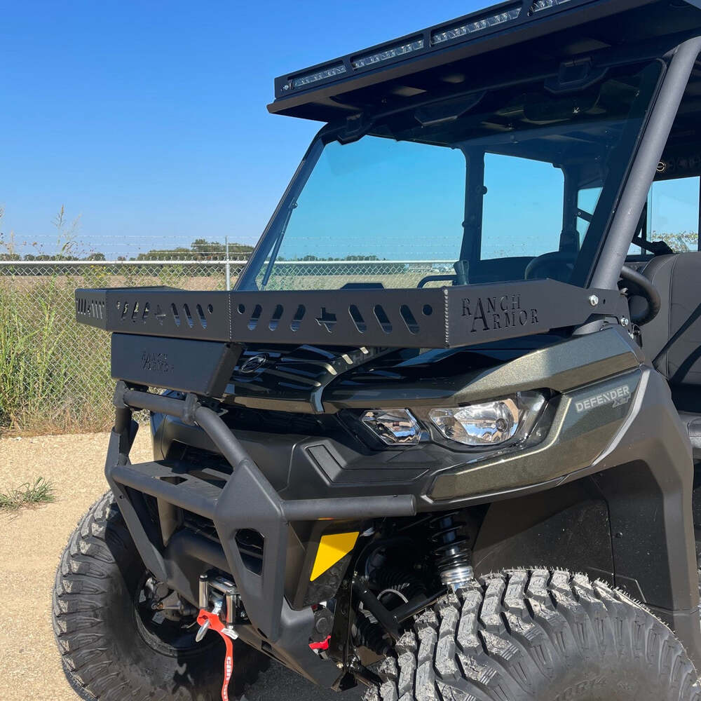 Ranch Armor Can-Am Defender Front Quick Release Hood Basket