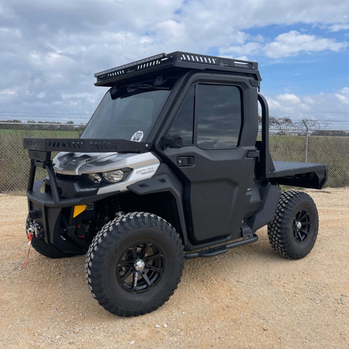Ranch Armor Can-Am Defender Limited HVAC Single Cab Metal Top
