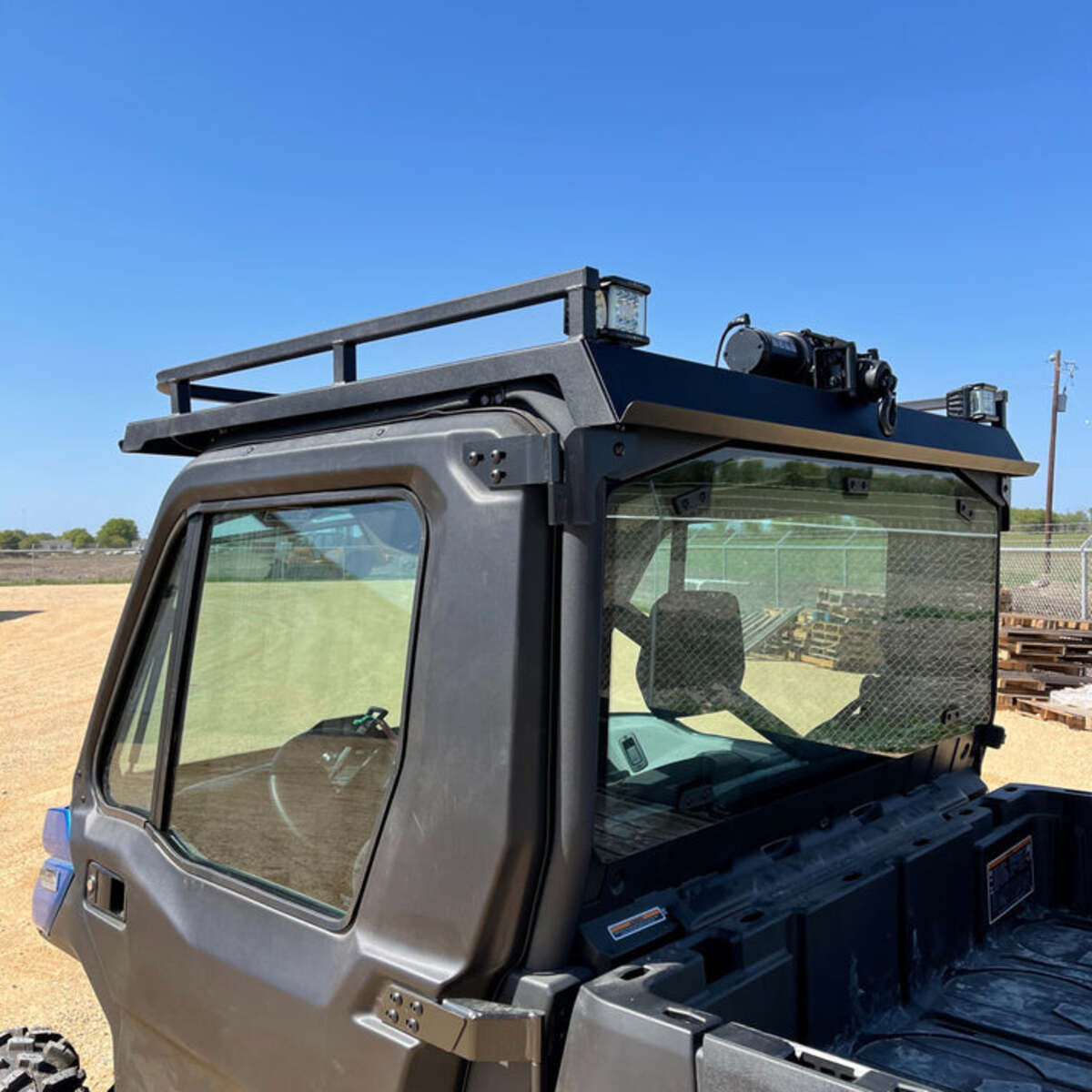 Ranch Armor Can-Am Defender Limited HVAC Single Cab Metal Top
