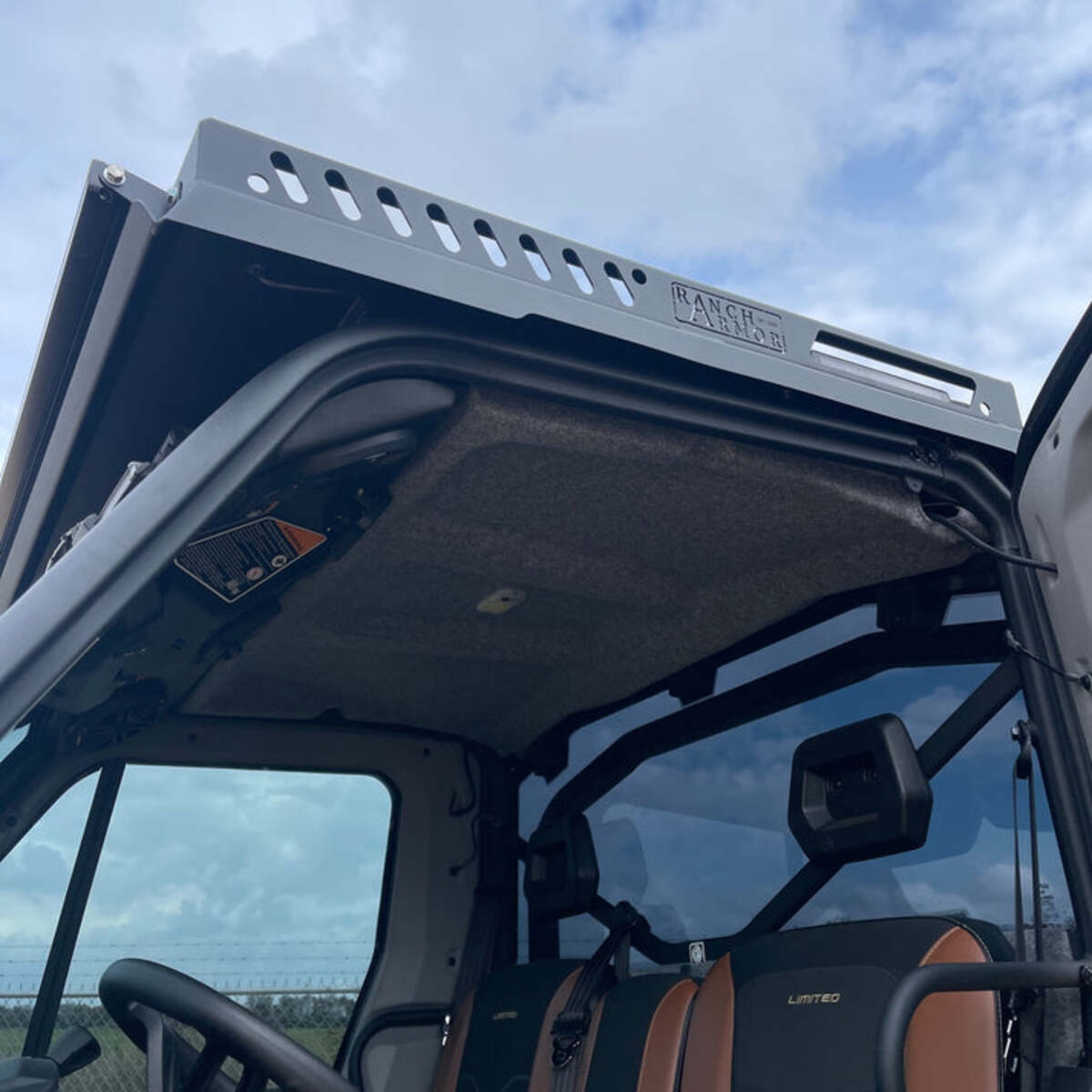 Ranch Armor Can-Am Defender Limited HVAC Single Cab Metal Top