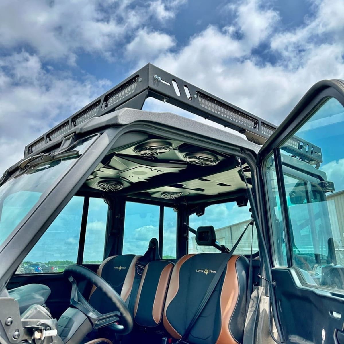 Ranch Armor Can-Am Defender Max Limited Aluminum Rooftop Rack - Factory Roof