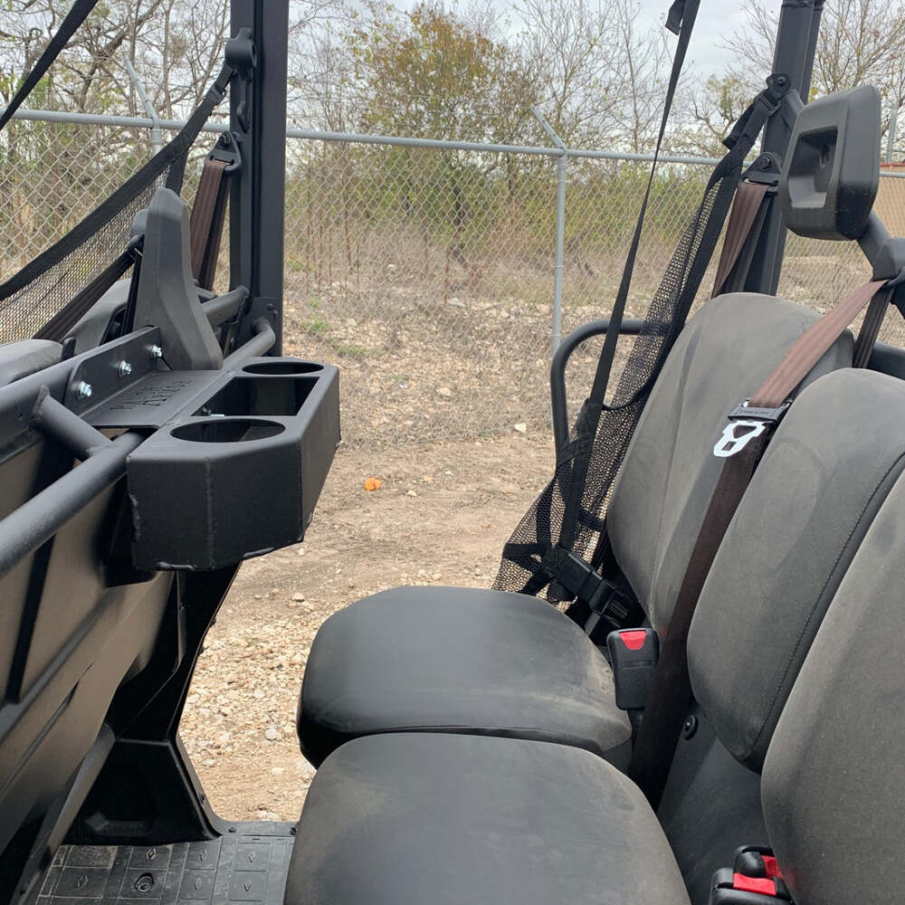 Ranch Armor Can-Am Defender Rear Cup Holder Basket