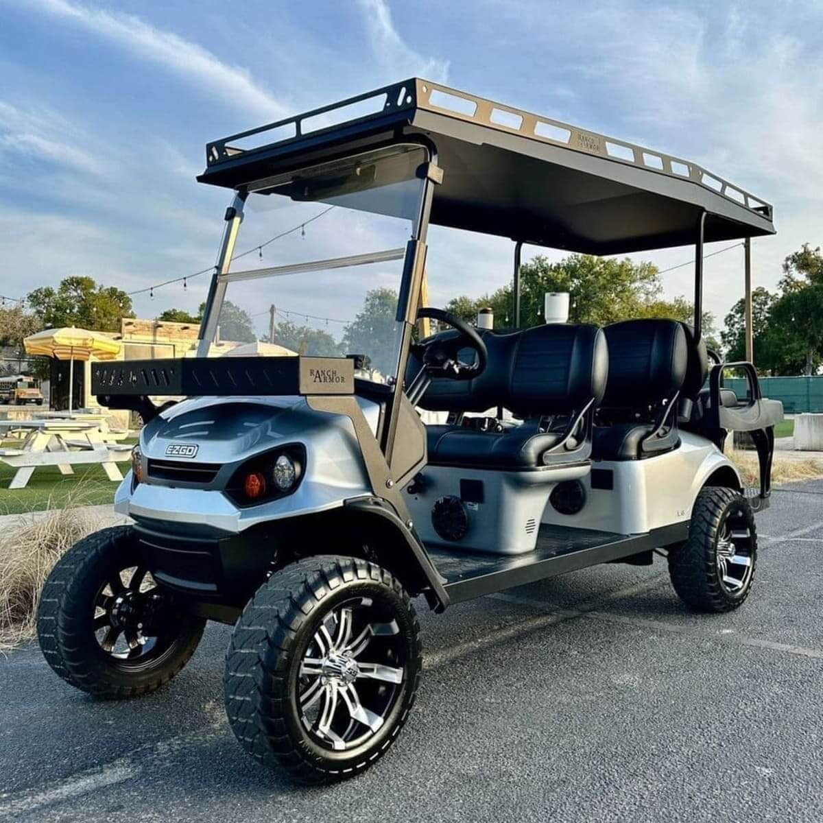 Ranch Armor EZ-GO Golf Cart S6/L6 Crew Aluminum Top
