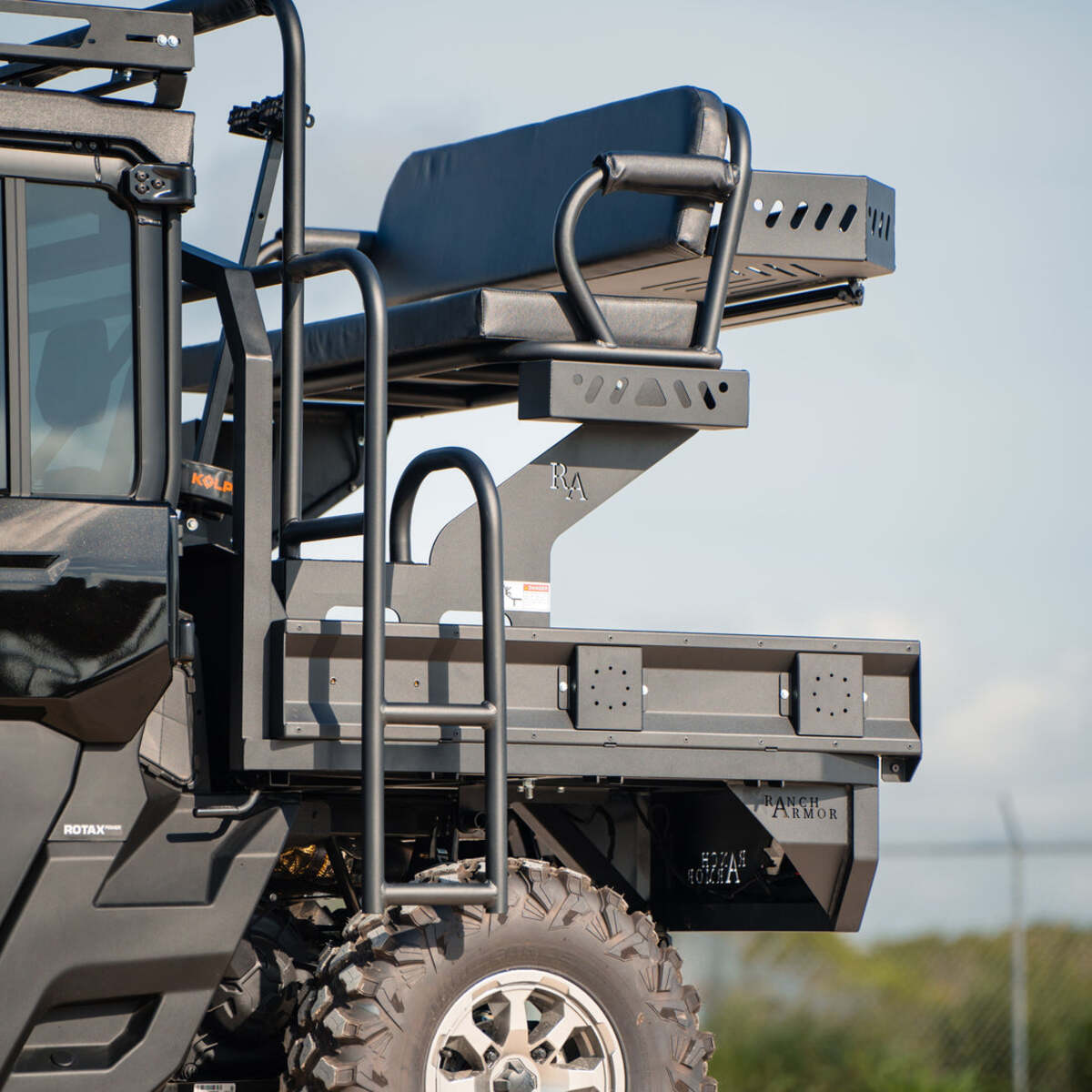 Ranch Armor Flat Bed Aluminum High Seat