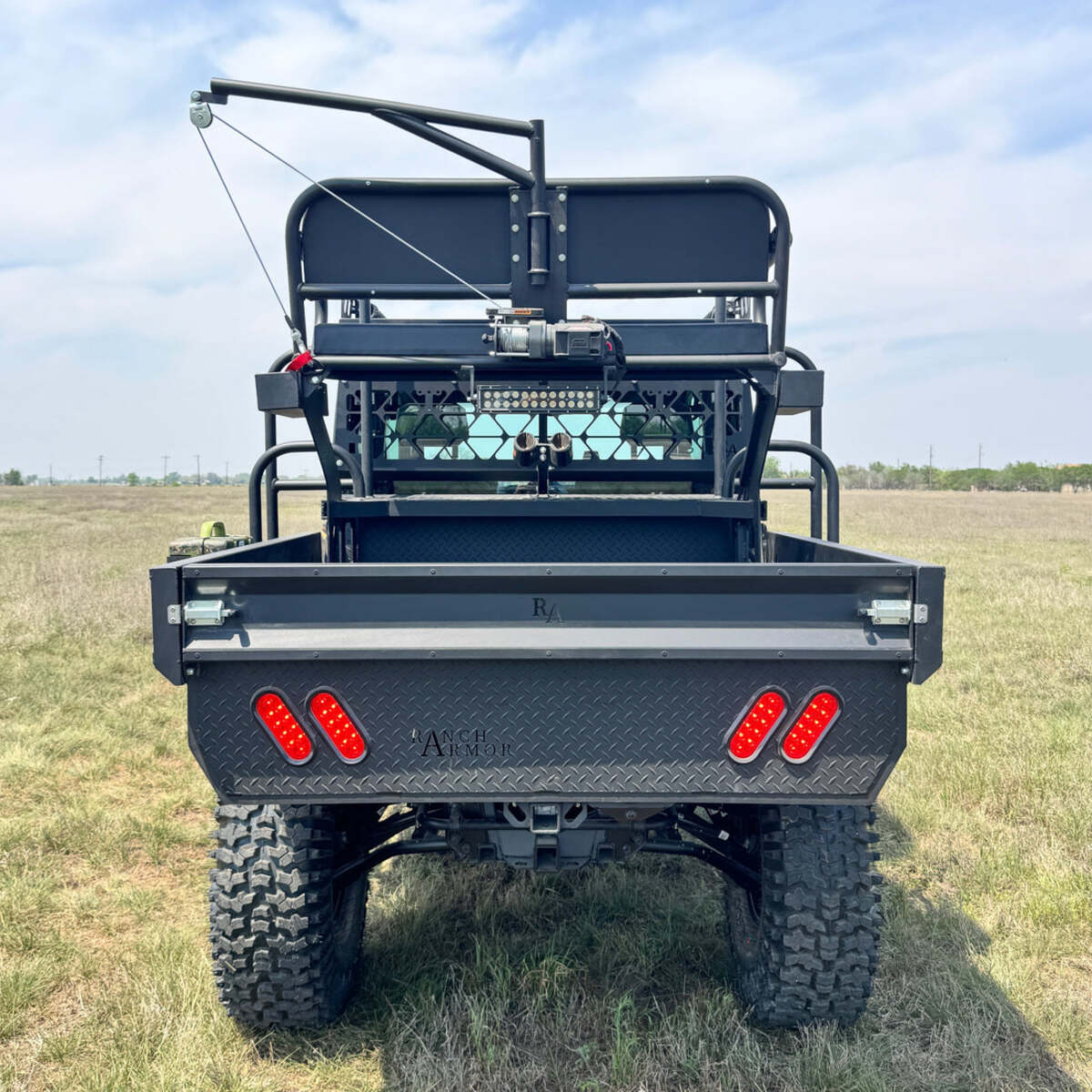 Ranch Armor Flat Bed Aluminum High Seat