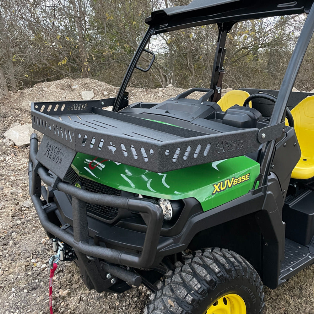 Ranch Armor John Deere Gator Quick Release Front Hood Basket