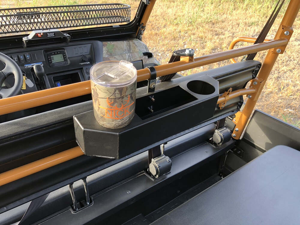 Ranch Armor Kawasaki Mule Pro FXT Rear Cup Holder Basket