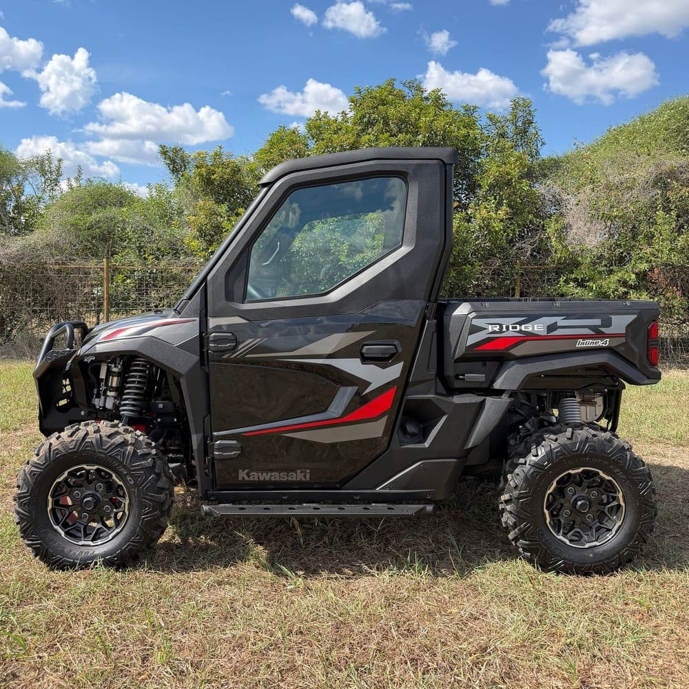 Ranch Armor Kawasaki Ridge Single Cab Side Steps & Nerf Bars