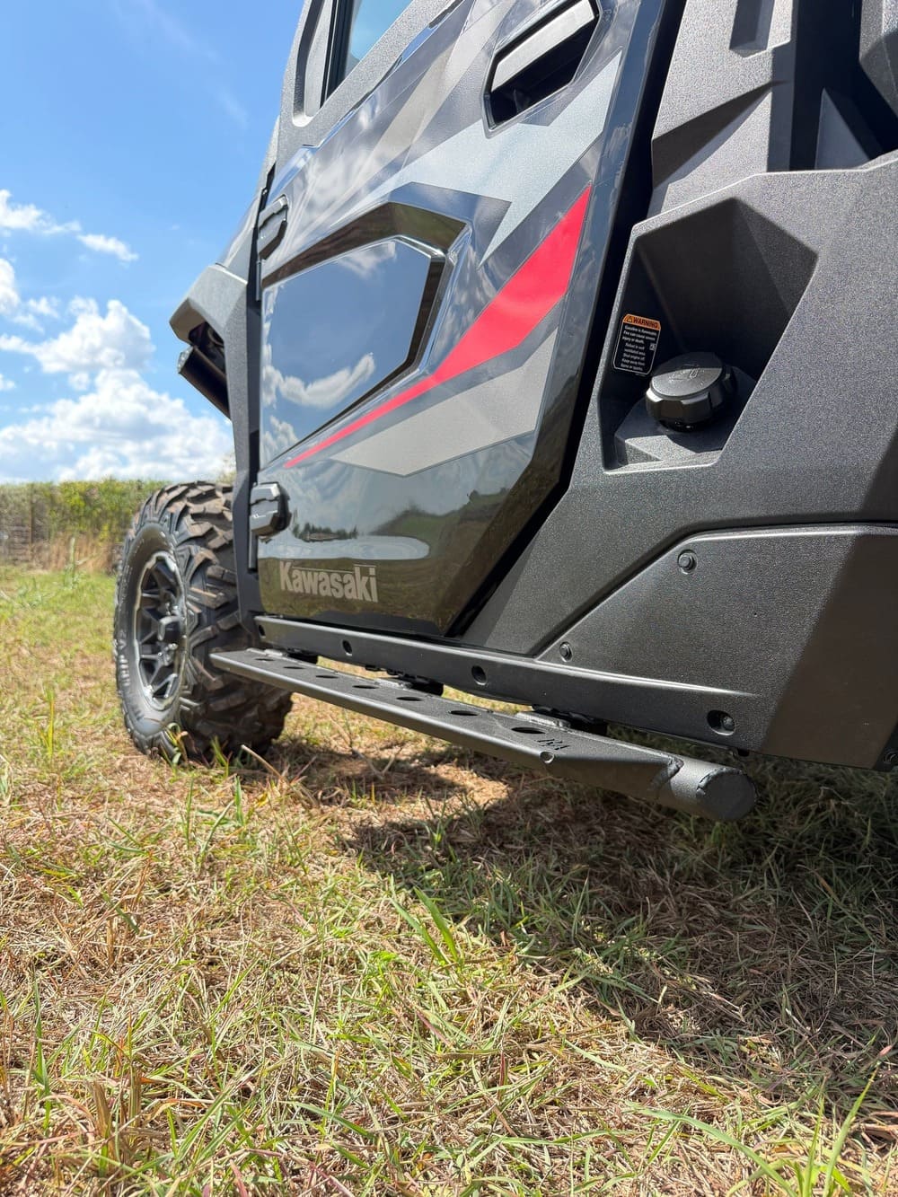 Ranch Armor Kawasaki Ridge Single Cab Side Steps & Nerf Bars